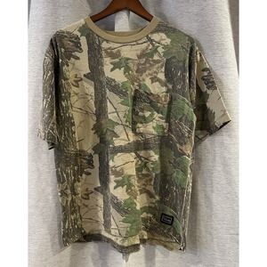 Vintage Walls Realtree Camo T Shirt Mens Single Stitch USA‎ Made